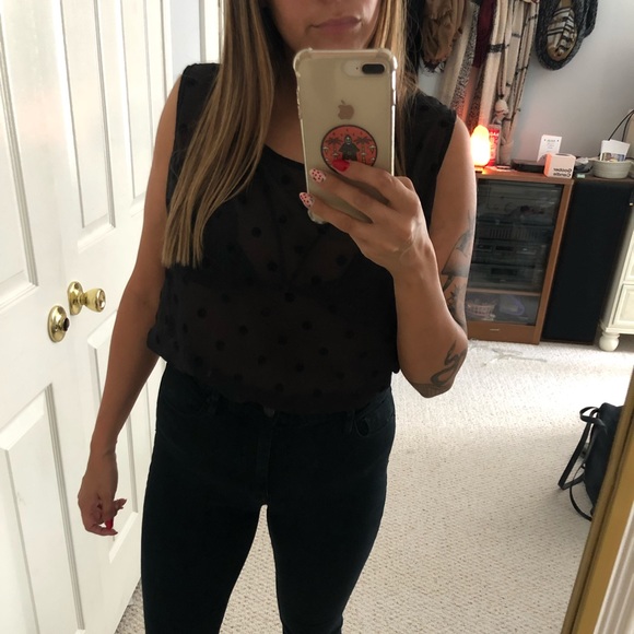 *SOLD*
American Apparel Polka Dot Tank - Picture 5 of 6